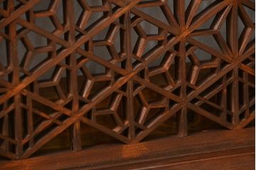 古民具・骨董 上質で繊細な組子欄間1枚(明り取り)