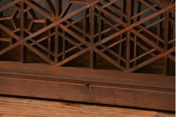 古民具・骨董 上質で繊細な組子欄間1枚(明り取り)