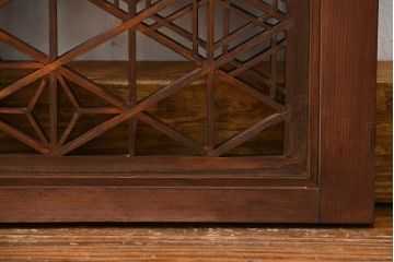 古民具・骨董 上質で繊細な組子欄間1枚(明り取り)