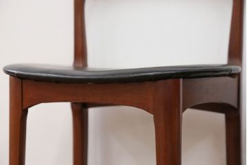 北欧家具 チーク材 ミッドセンチュリー 北欧ビンテージ ダイニングチェア 2脚セット(1) (椅子、イス)