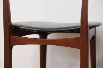 北欧家具 チーク材 ミッドセンチュリー 北欧ビンテージ ダイニングチェア 2脚セット(1) (椅子、イス)