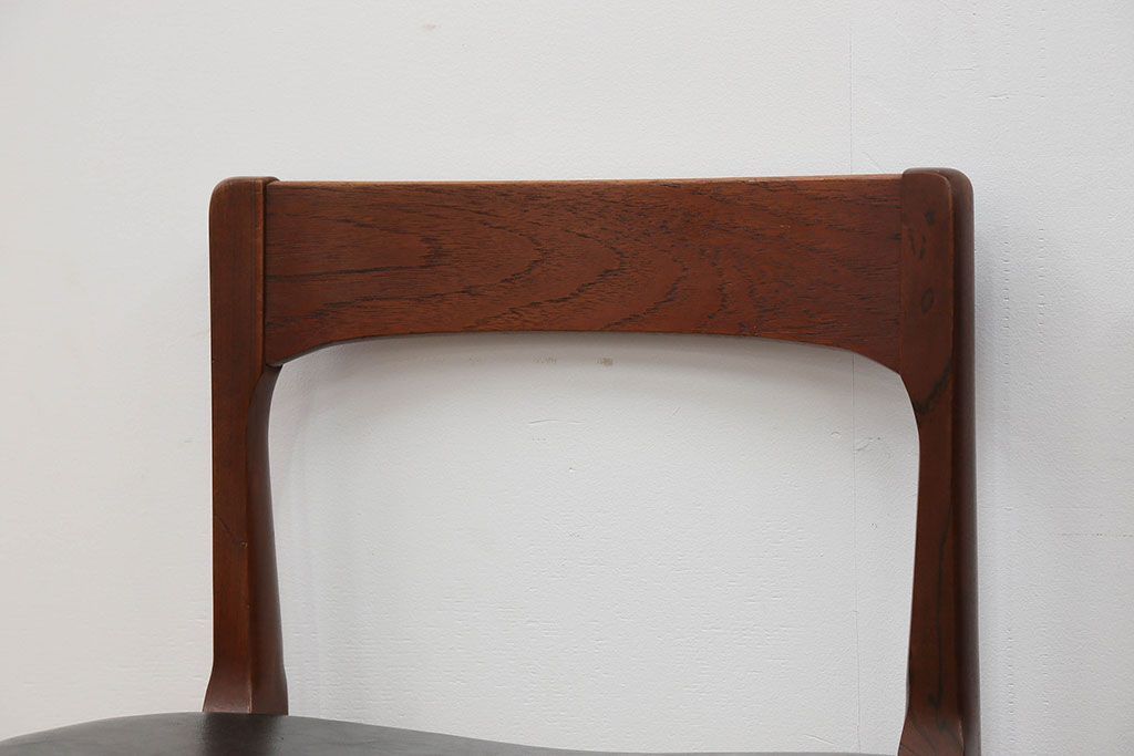 北欧家具 チーク材 ミッドセンチュリー 北欧ビンテージ ダイニングチェア 2脚セット(2) (椅子、イス)