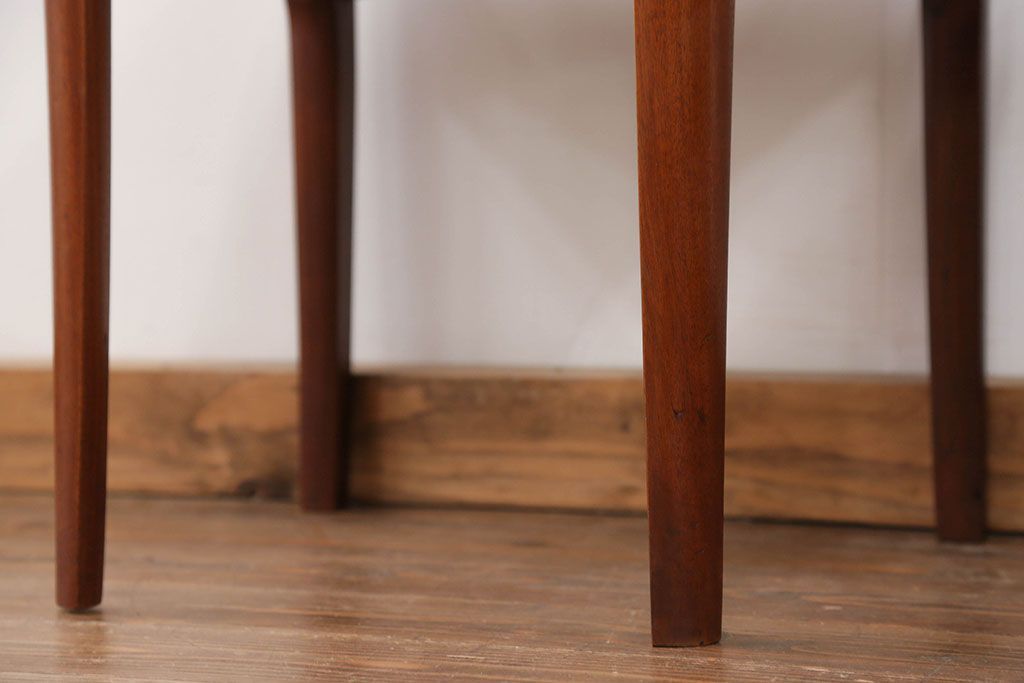 北欧家具 チーク材 ミッドセンチュリー 北欧ビンテージ ダイニングチェア 2脚セット(2) (椅子、イス)