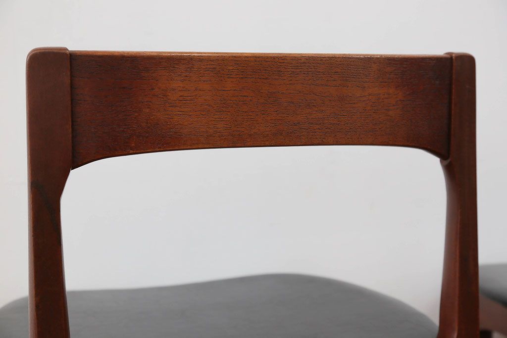 北欧家具 チーク材 ミッドセンチュリー 北欧ビンテージ ダイニングチェア 2脚セット(2) (椅子、イス)