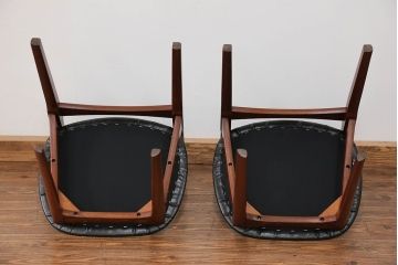 北欧家具 チーク材 ミッドセンチュリー 北欧ビンテージ ダイニングチェア 2脚セット(2) (椅子、イス)