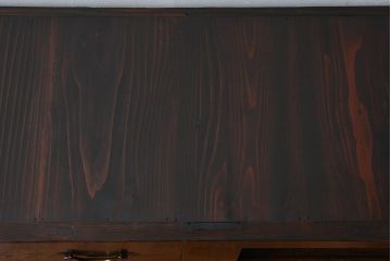 アンティーク家具　アンティーク 使い込まれた収納箪笥サイドボード　(水屋箪笥、キャビネット、チェスト)