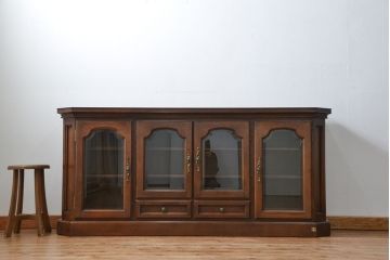 中古 コスガ製 アンティーク調 サイドボード(サイドキャビネット)