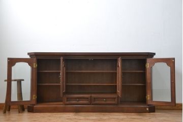 中古 コスガ製 アンティーク調 サイドボード(サイドキャビネット)