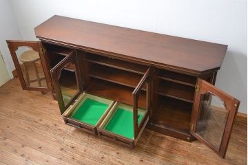 中古 コスガ製 アンティーク調 サイドボード(サイドキャビネット)