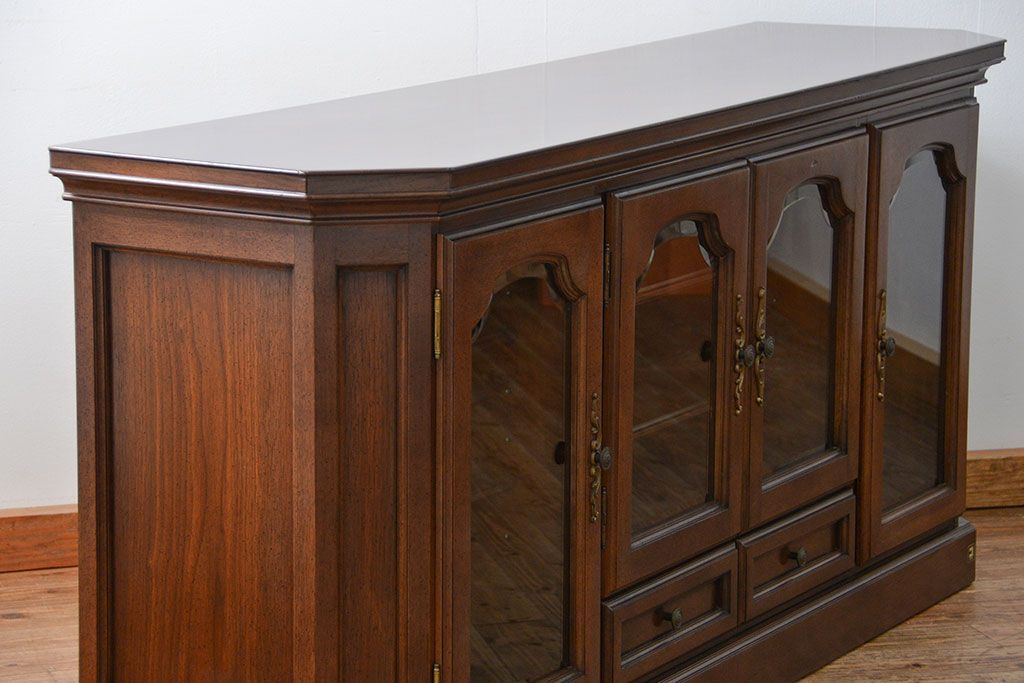 中古 コスガ製 アンティーク調 サイドボード(サイドキャビネット)