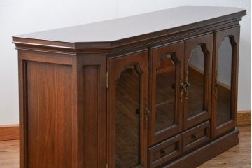 中古 コスガ製 アンティーク調 サイドボード(サイドキャビネット)