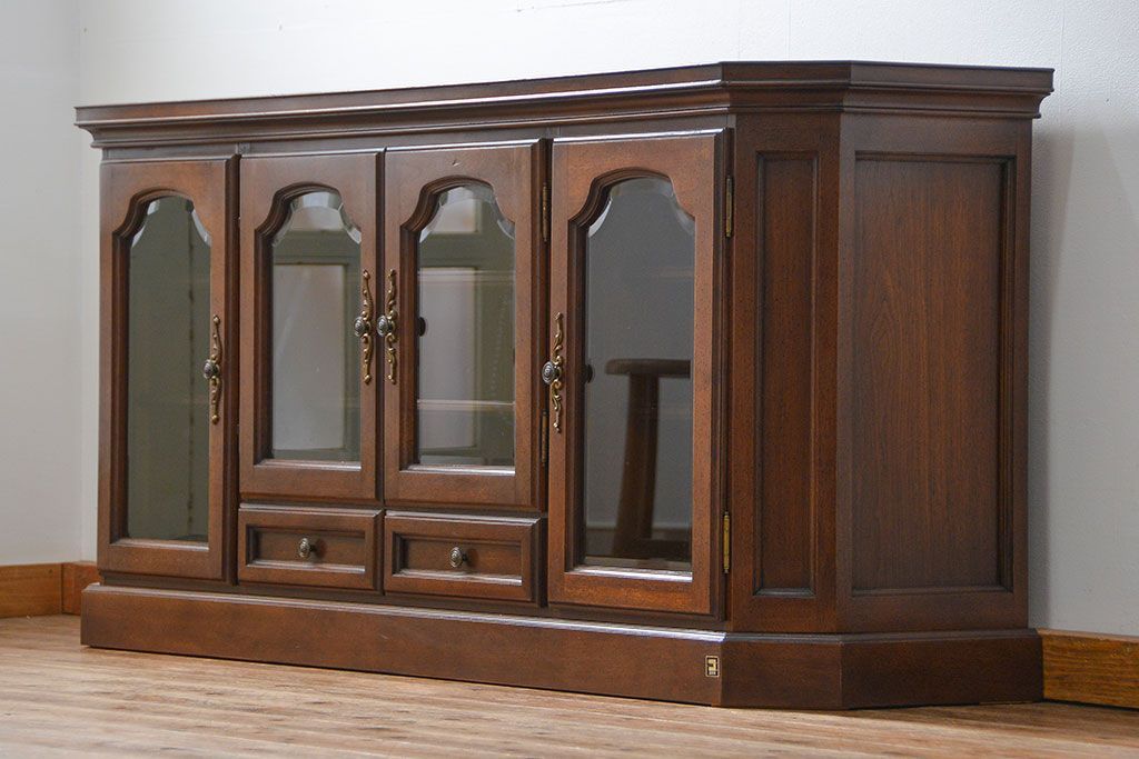 中古 コスガ製 アンティーク調 サイドボード(サイドキャビネット)