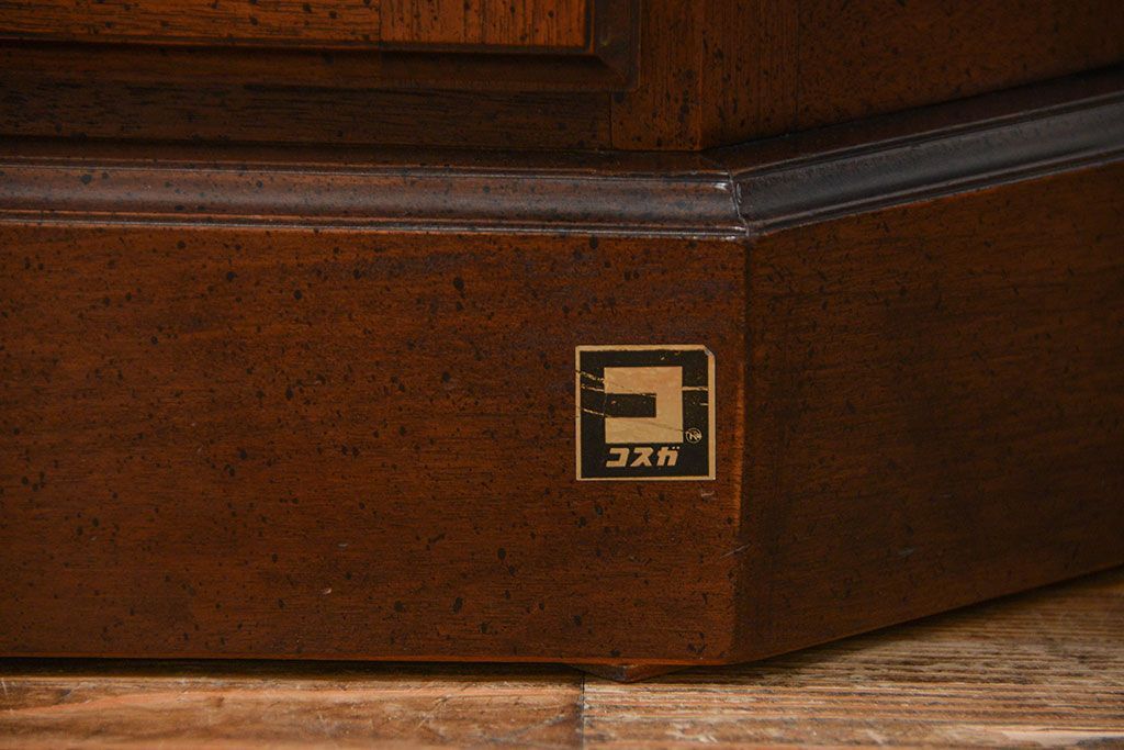 中古 コスガ製 アンティーク調 サイドボード(サイドキャビネット)