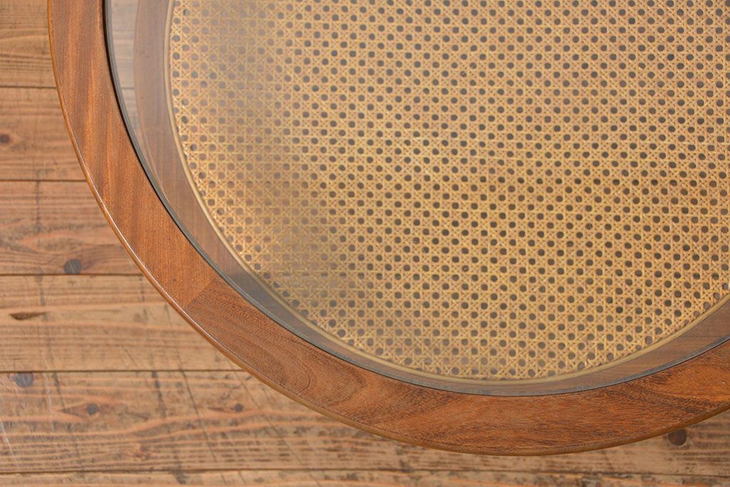 北欧家具 1960年頃 北欧ビンテージ センターテーブル(ラウンドテーブル、コーヒーテーブル)