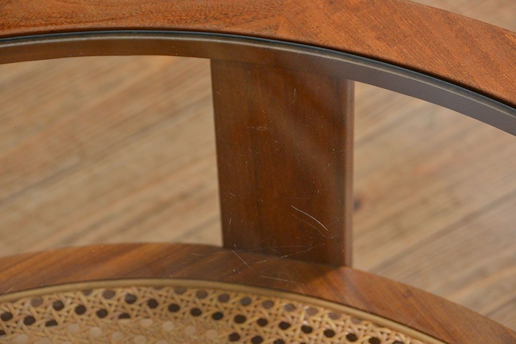 北欧家具 1960年頃 北欧ビンテージ センターテーブル(ラウンドテーブル、コーヒーテーブル)