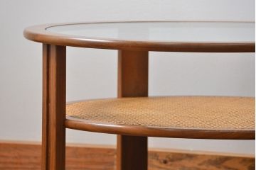 北欧家具 1960年頃 北欧ビンテージ センターテーブル(ラウンドテーブル、コーヒーテーブル)