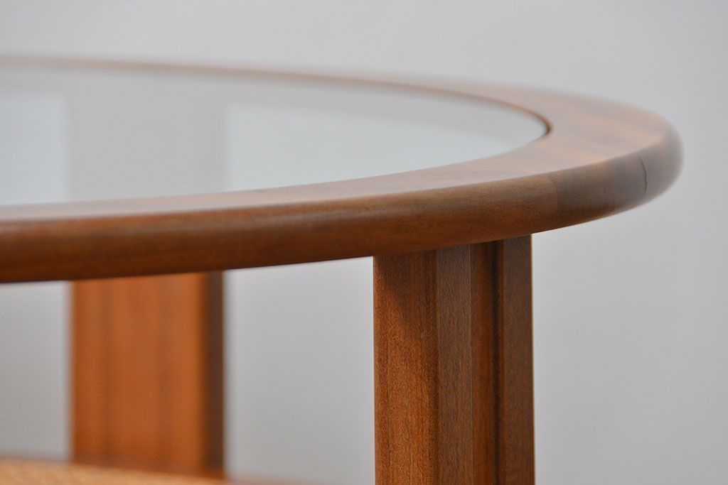 北欧家具 1960年頃 北欧ビンテージ センターテーブル(ラウンドテーブル、コーヒーテーブル)