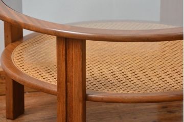 北欧家具 1960年頃 北欧ビンテージ センターテーブル(ラウンドテーブル、コーヒーテーブル)