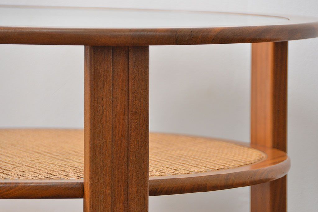 北欧家具 1960年頃 北欧ビンテージ センターテーブル(ラウンドテーブル、コーヒーテーブル)