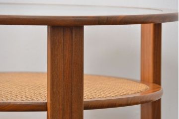 北欧家具 1960年頃 北欧ビンテージ センターテーブル(ラウンドテーブル、コーヒーテーブル)