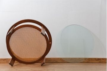 北欧家具 1960年頃 北欧ビンテージ センターテーブル(ラウンドテーブル、コーヒーテーブル)