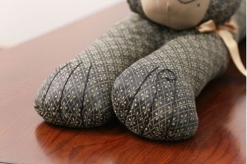 アンティーク雑貨　イギリスアンティーク 猫のかわいいぬいぐるみ