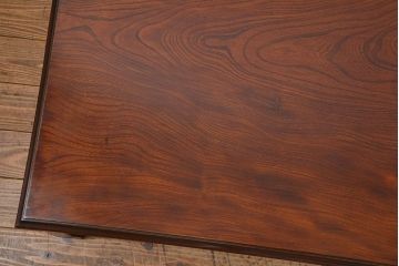 アンティーク家具　古民具・骨董 総欅材のシンプルでモダンな座卓(テーブル、机)