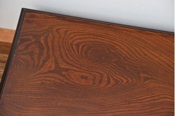 アンティーク家具　古民具・骨董 総欅材のシンプルでモダンな座卓(テーブル、机)