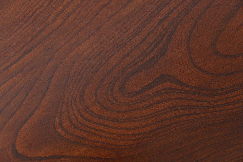 アンティーク家具　古民具・骨董 総欅材のシンプルでモダンな座卓(テーブル、机)