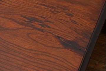 アンティーク家具　古民具・骨董 総欅材のシンプルでモダンな座卓(テーブル、机)