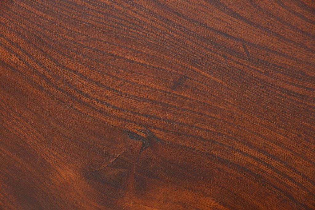 アンティーク家具　古民具・骨董 総欅材のシンプルでモダンな座卓(テーブル、机)