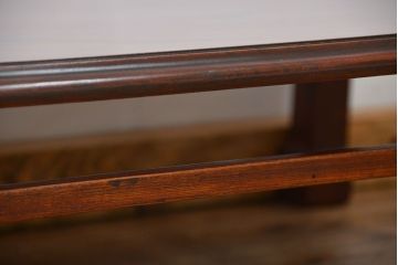 アンティーク家具　古民具・骨董 総欅材のシンプルでモダンな座卓(テーブル、机)