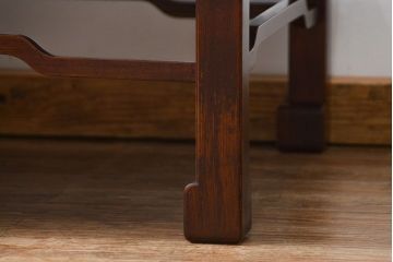 アンティーク家具　古民具・骨董 総欅材のシンプルでモダンな座卓(テーブル、机)