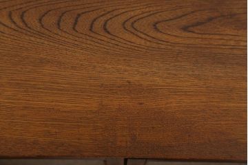 アンティーク家具　アンティーク 古い栓材の小さなダイヤガラス本箱(1) (収納棚)