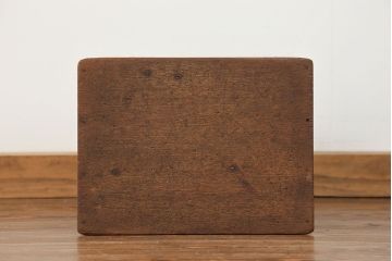 アンティーク雑貨　アンティーク 古い栓材のレトロな踏み台(ステップ)
