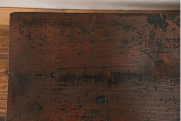 アンティーク家具　古民具・骨董 使い込まれた時代文机(テーブル)