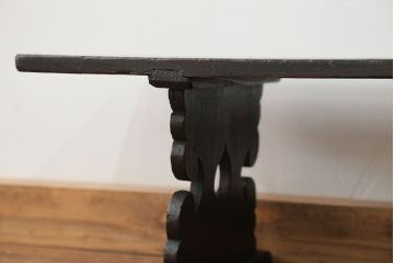 アンティーク家具　古民具・骨董 使い込まれた時代文机(テーブル)