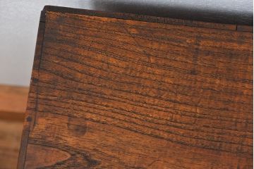 アンティーク家具　アンティーク 古い木のシンプルな6杯小引き出し(ドロワー、チェスト)