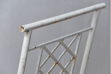 アンティーク家具　イギリスアンティーク シャビーな折り畳みガーデンチェア(3)(椅子・イス)