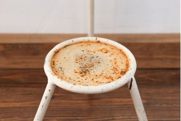 アンティーク雑貨　イギリスアンティーク 大振りなホーロー洗面器(ウォッシュスタンド、シンク、手洗スタンド)