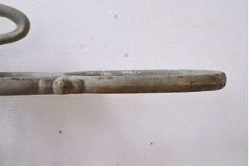 アンティーク雑貨　フランスアンティーク　鋳物製!シャビーで重厚な傘立て(アンブレラスタンド)