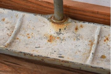 アンティーク雑貨　フランスアンティーク　鋳物製!シャビーで重厚な傘立て(アンブレラスタンド)