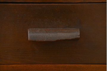 アンティーク家具　アンティーク 古い栗材とブナ材の片袖机(デスク、在宅ワーク、在宅用テーブル)