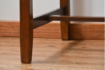 アンティーク家具　アンティーク 古い栗材とブナ材の片袖机(デスク、在宅ワーク、在宅用テーブル)