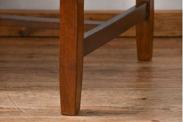アンティーク家具　アンティーク 古い栗材とブナ材の片袖机(デスク、在宅ワーク、在宅用テーブル)