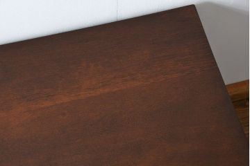 アンティーク家具　古いナラ材の上質なカウンター式 アンティーク片袖机(テーブル、デスク、在宅ワーク、在宅用、レジ台)