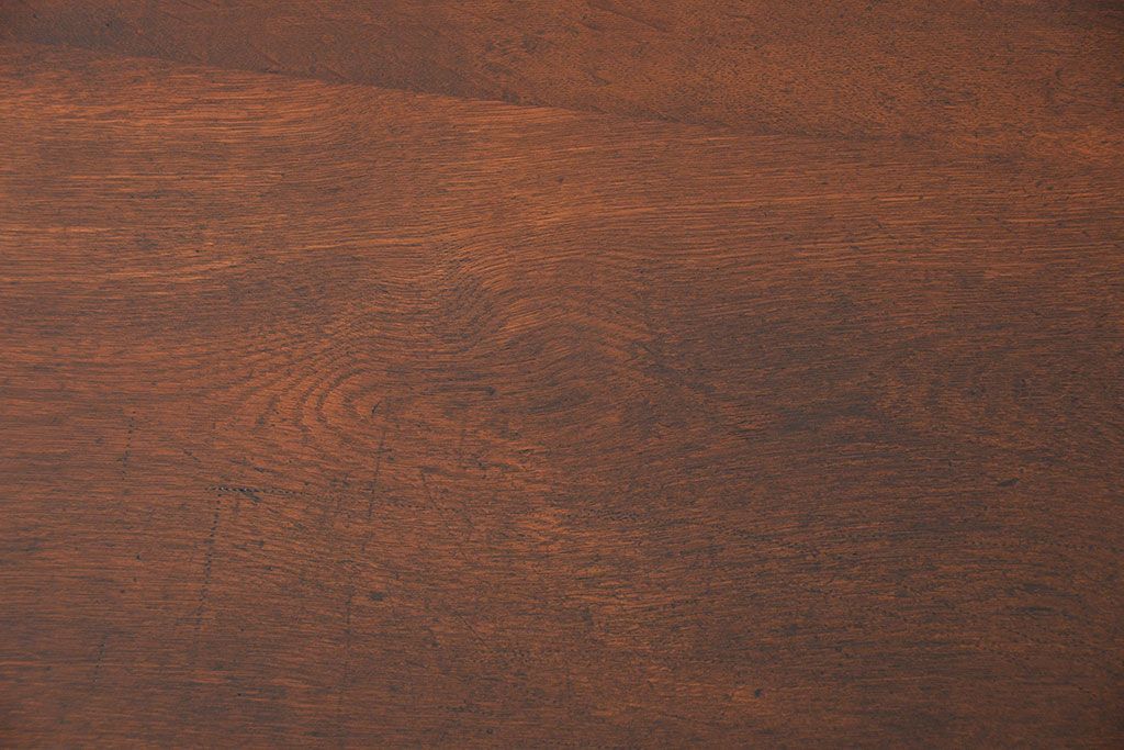 アンティーク家具　古いナラ材の上質なカウンター式 アンティーク片袖机(テーブル、デスク、在宅ワーク、在宅用、レジ台)