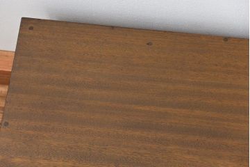 レトロ家具　昭和レトロ 古い木の使い込まれた文机(テーブル、デスク、在宅ワーク、在宅用)