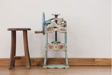 アンティーク雑貨　昭和レトロ 古い手回しかき氷機