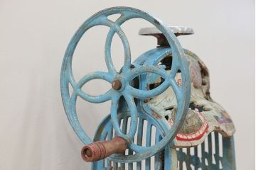 アンティーク雑貨　昭和レトロ 古い手回しかき氷機